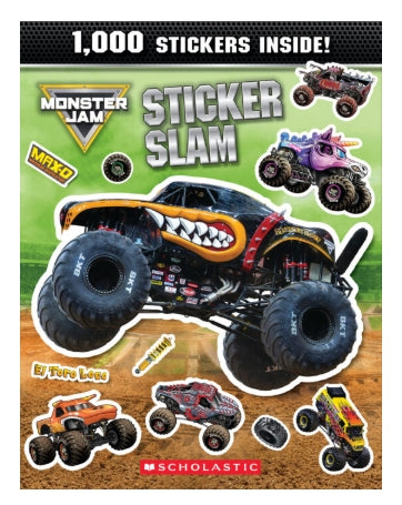 Monster Jam Sticker Book