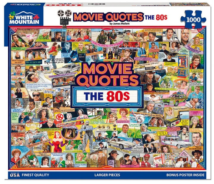 Movie Quotes The 80s Puzzle 1000 pc