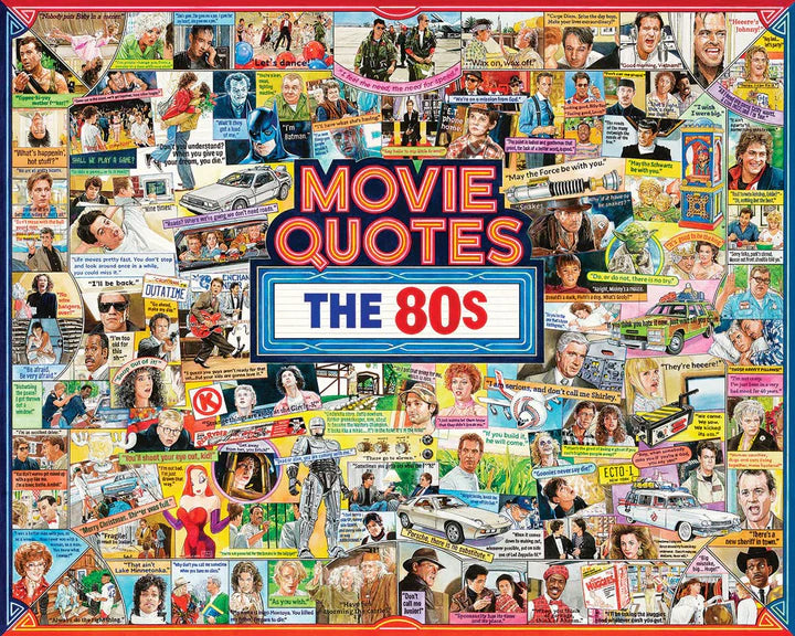 Movie Quotes The 80s Puzzle 1000 pc