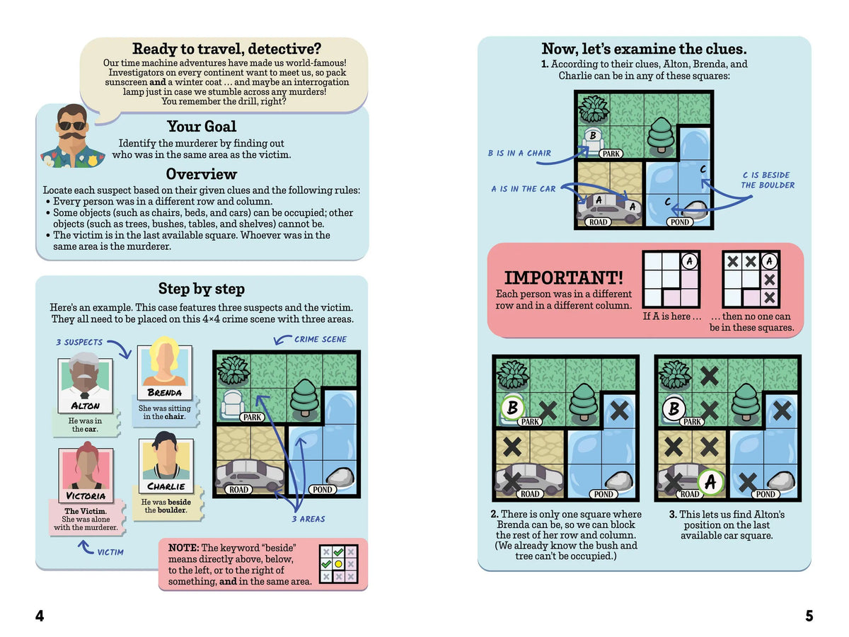Murdoku 80 Murder Mystery Logic Puzzles Vol. 3