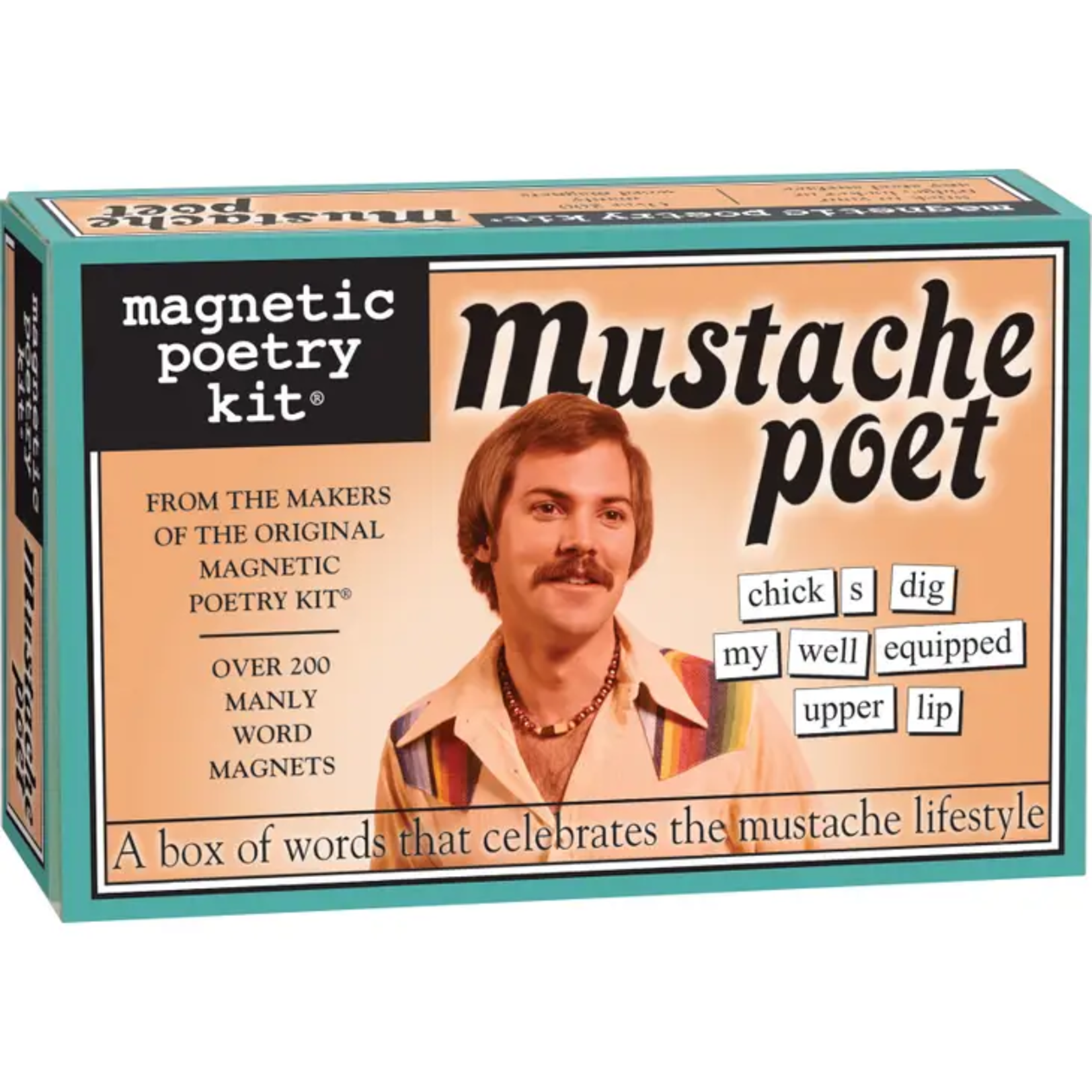 Mustache Poet Magnetic Poetry