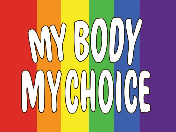 MAGNET My Body My Choice Rainbow