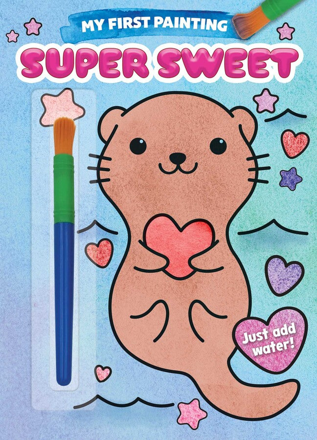 My First Paint Super Sweet Coloring Book