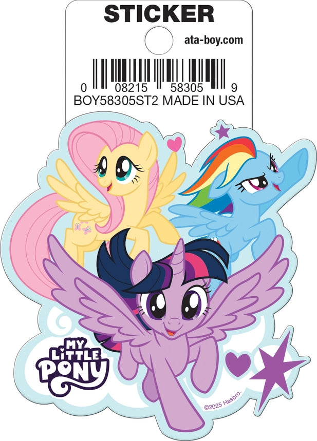 My Little Pony Trio Die Cut Sticker
