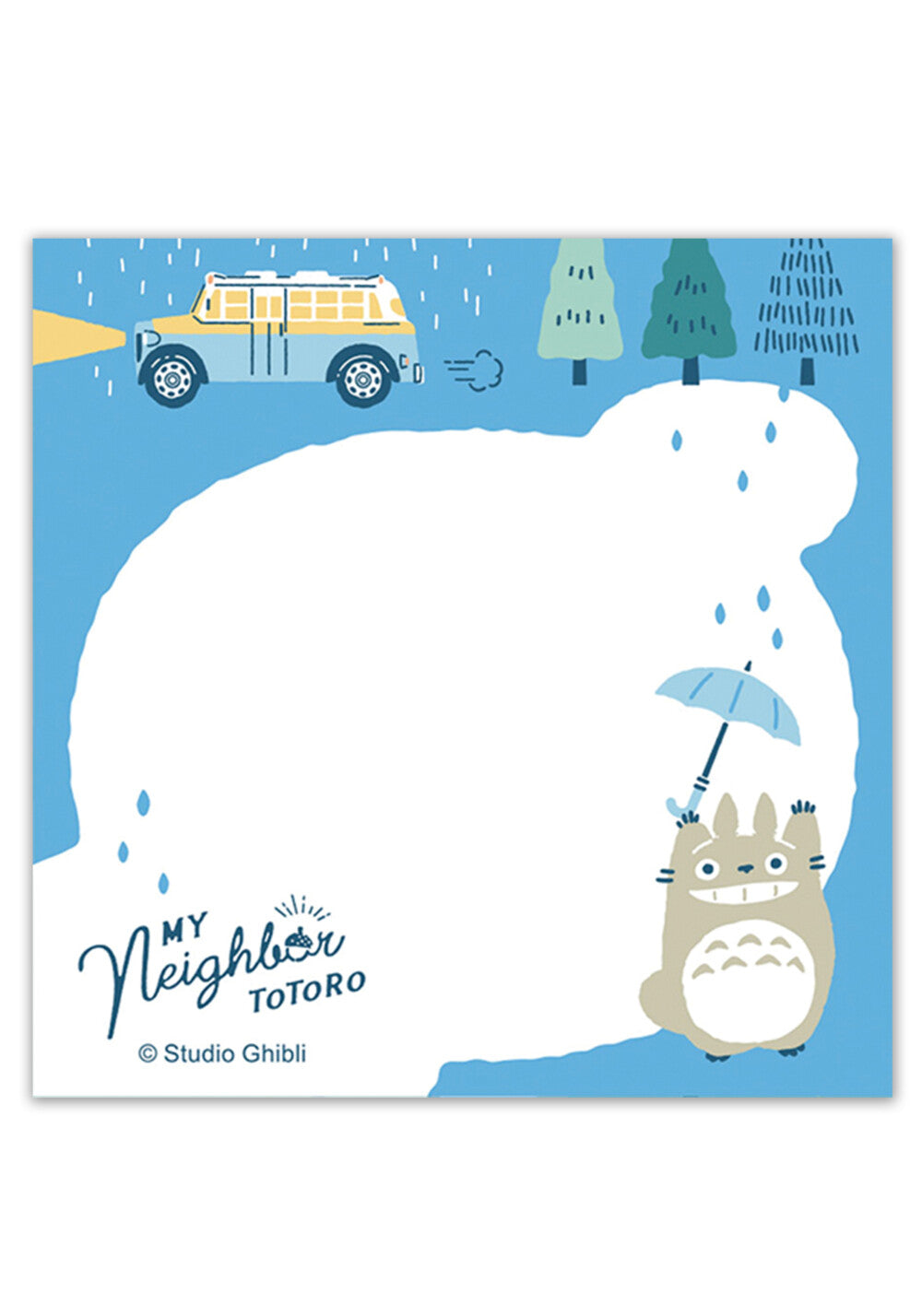 My Neighbor Totoro 2025 Memo Pad (House Umbrella Car)