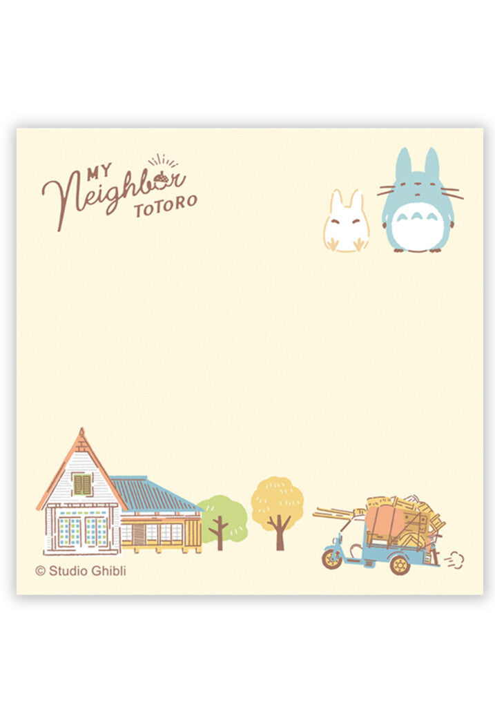 My Neighbor Totoro Memo Pad (House Umbrella Car) – www