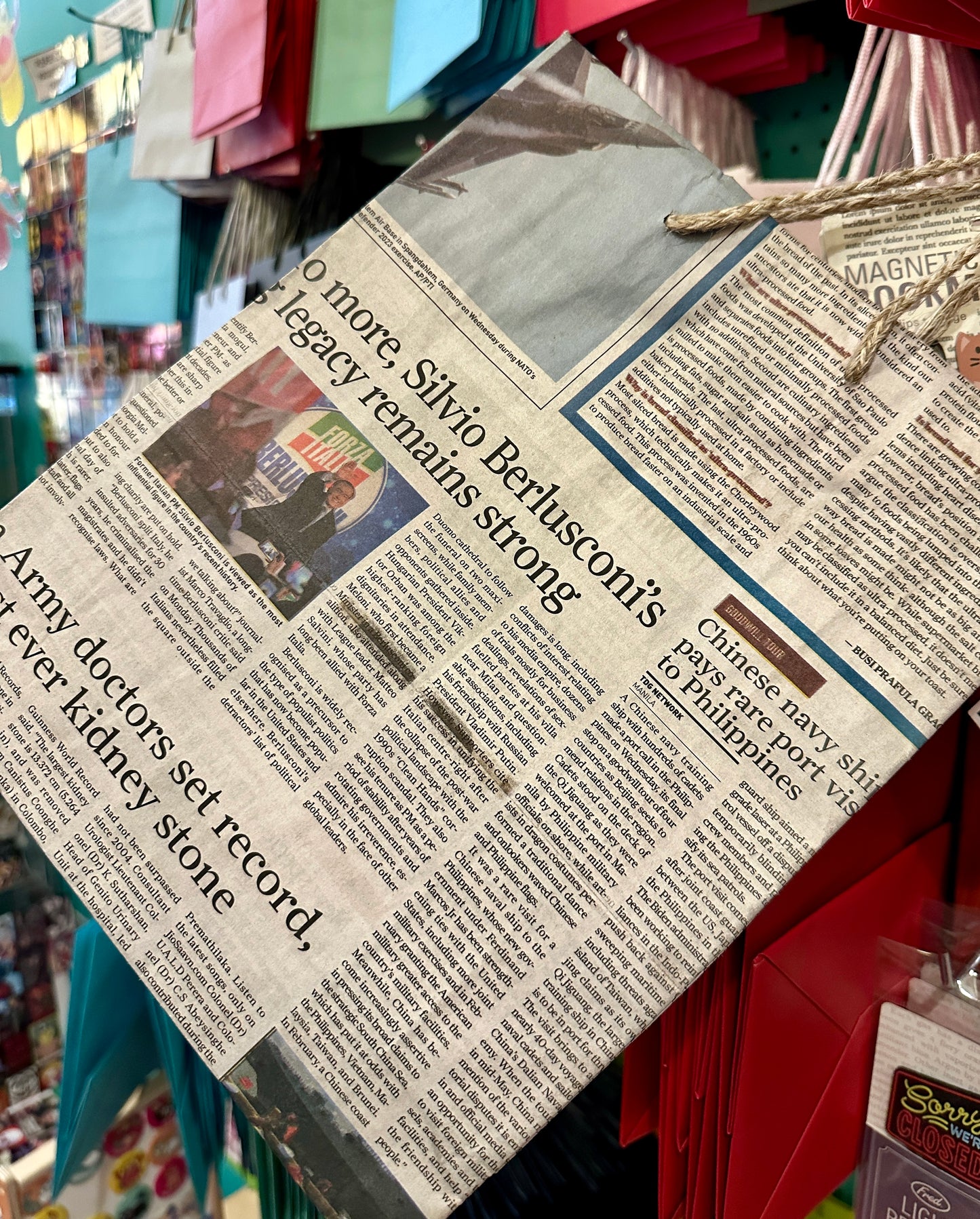 Newspaper Bag Small
