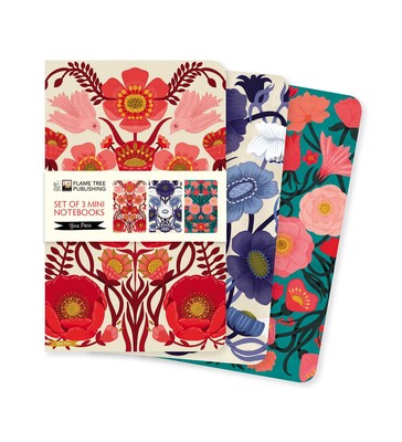 Nina Pace Set Of Three Mini Notebooks