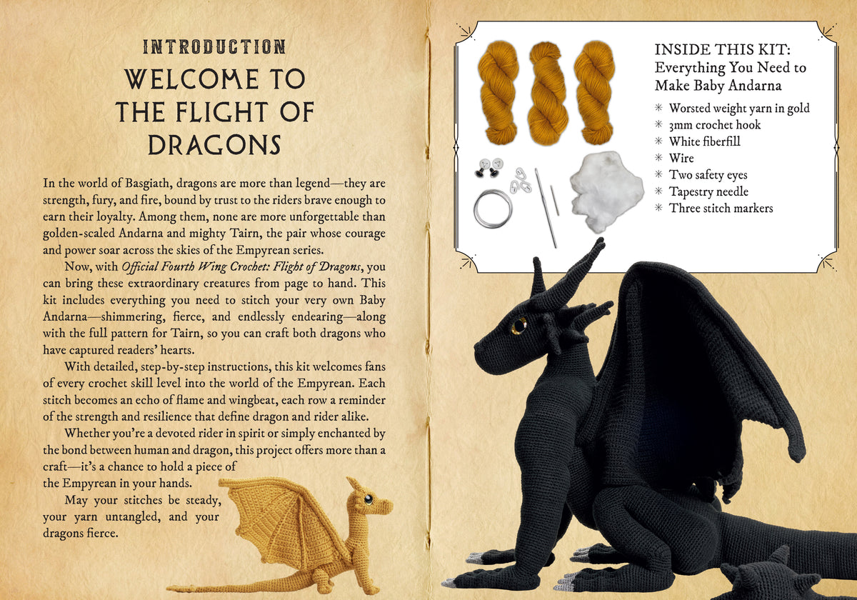 Official Fourth Wing Crochet Kit
