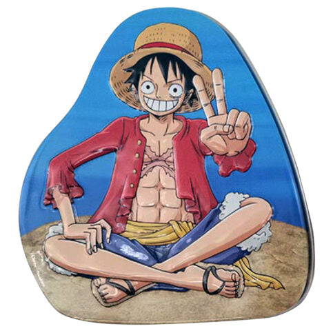 One Piece Straw Hat Strawberry Lemonade Sours Candy Tin