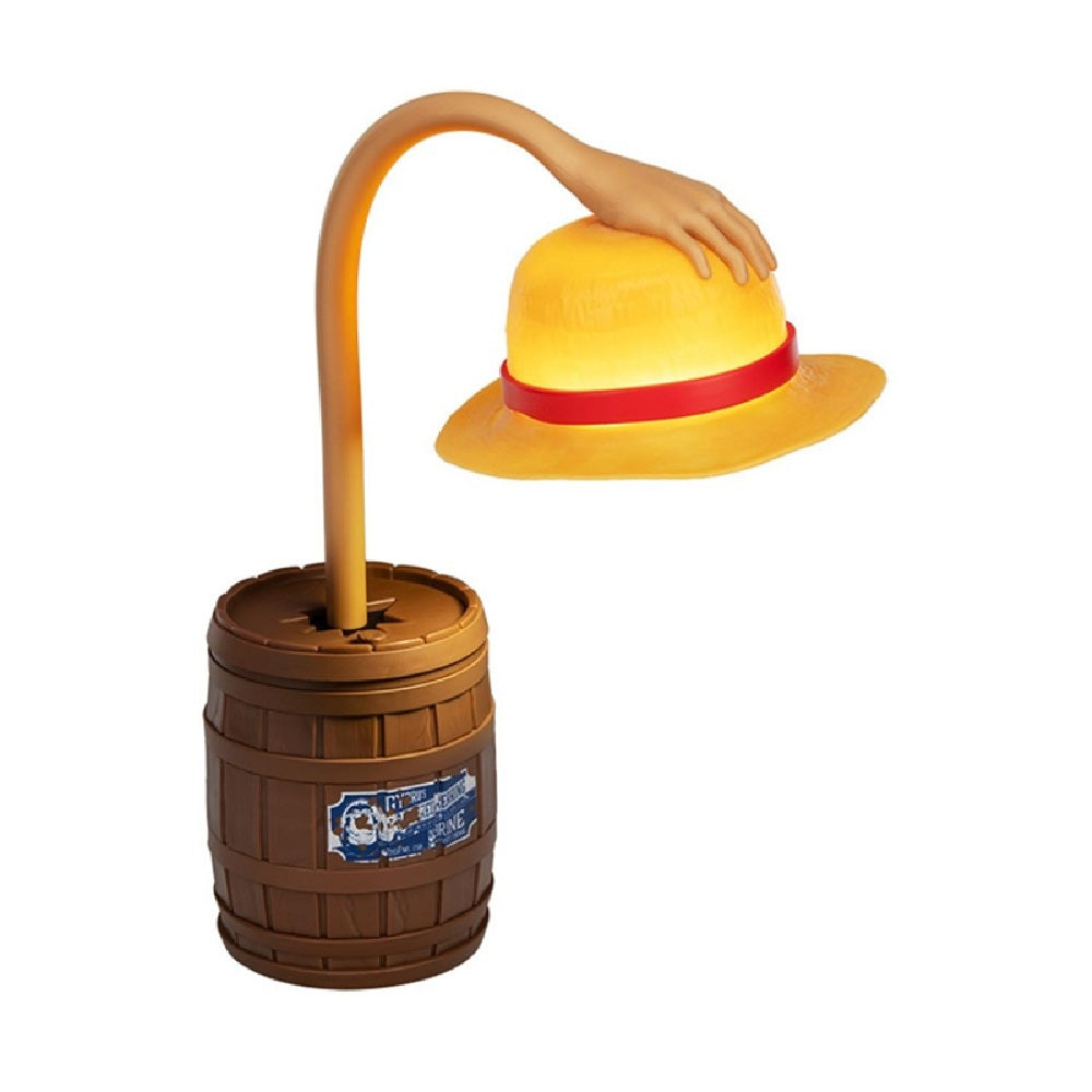 One Piece Straw Hat Posable Lamp