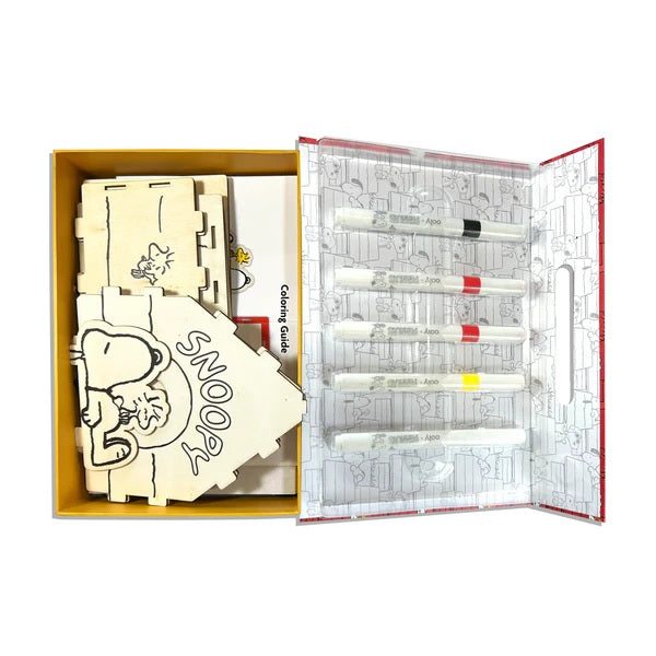 Ooly x Peanuts Color-In Wooden Birdhouse Kit