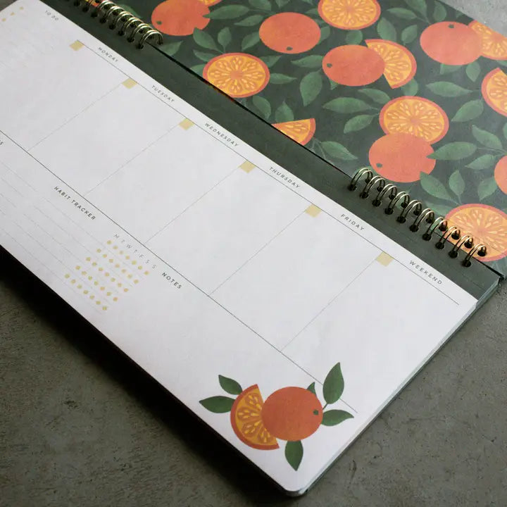Oranges 2 Year Weekly Planner
