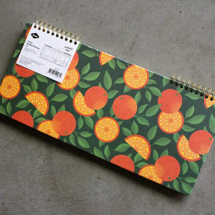 Oranges 2 Year Weekly Planner