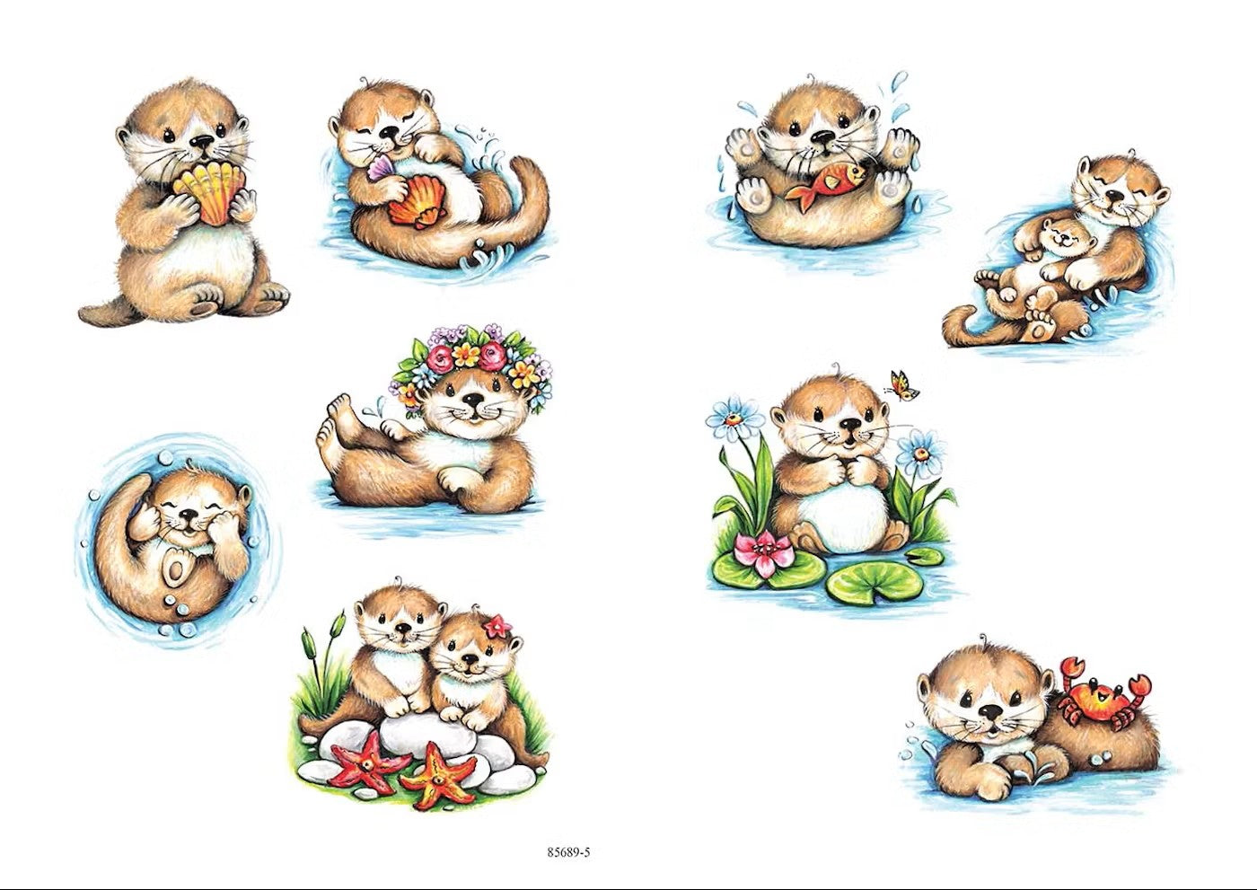 Otter Stickers