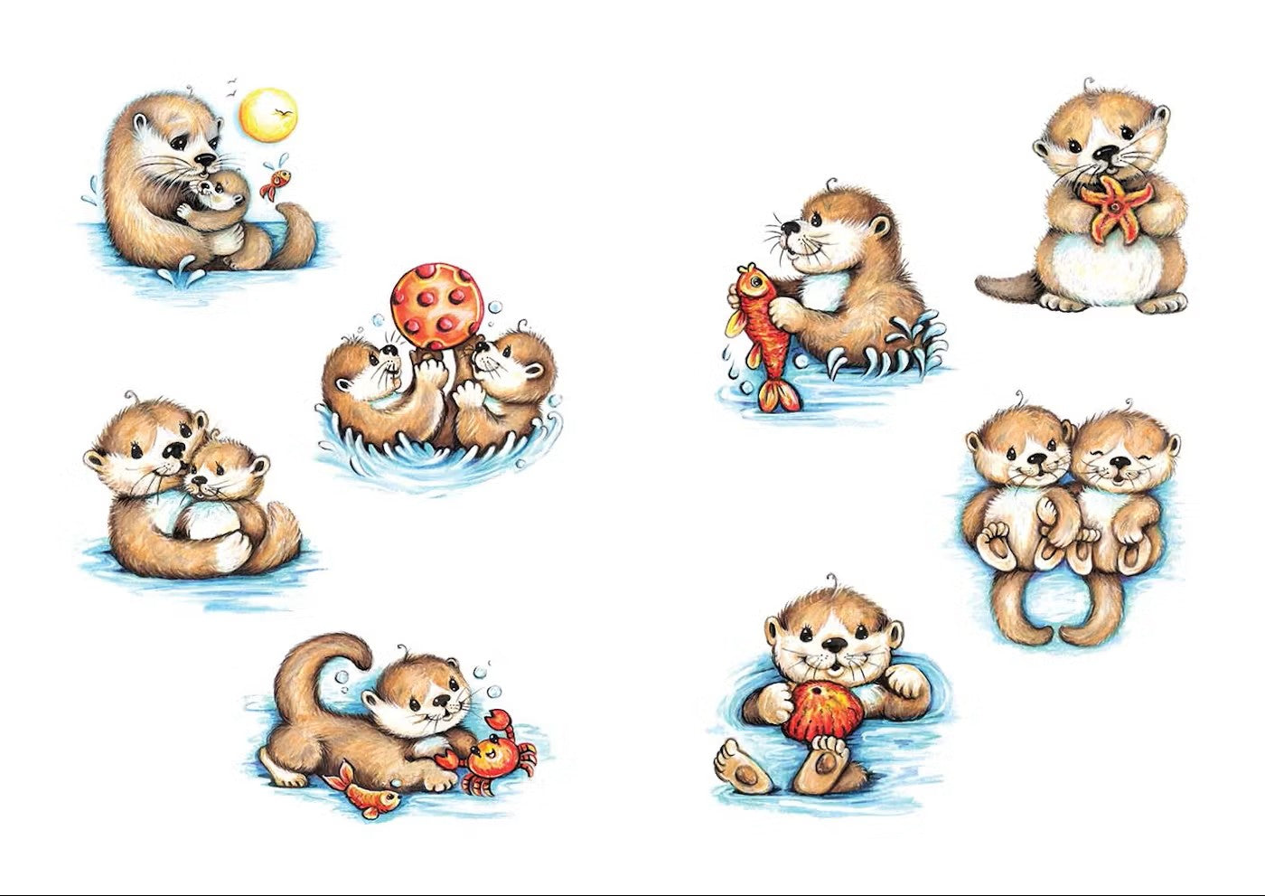 Otter Stickers