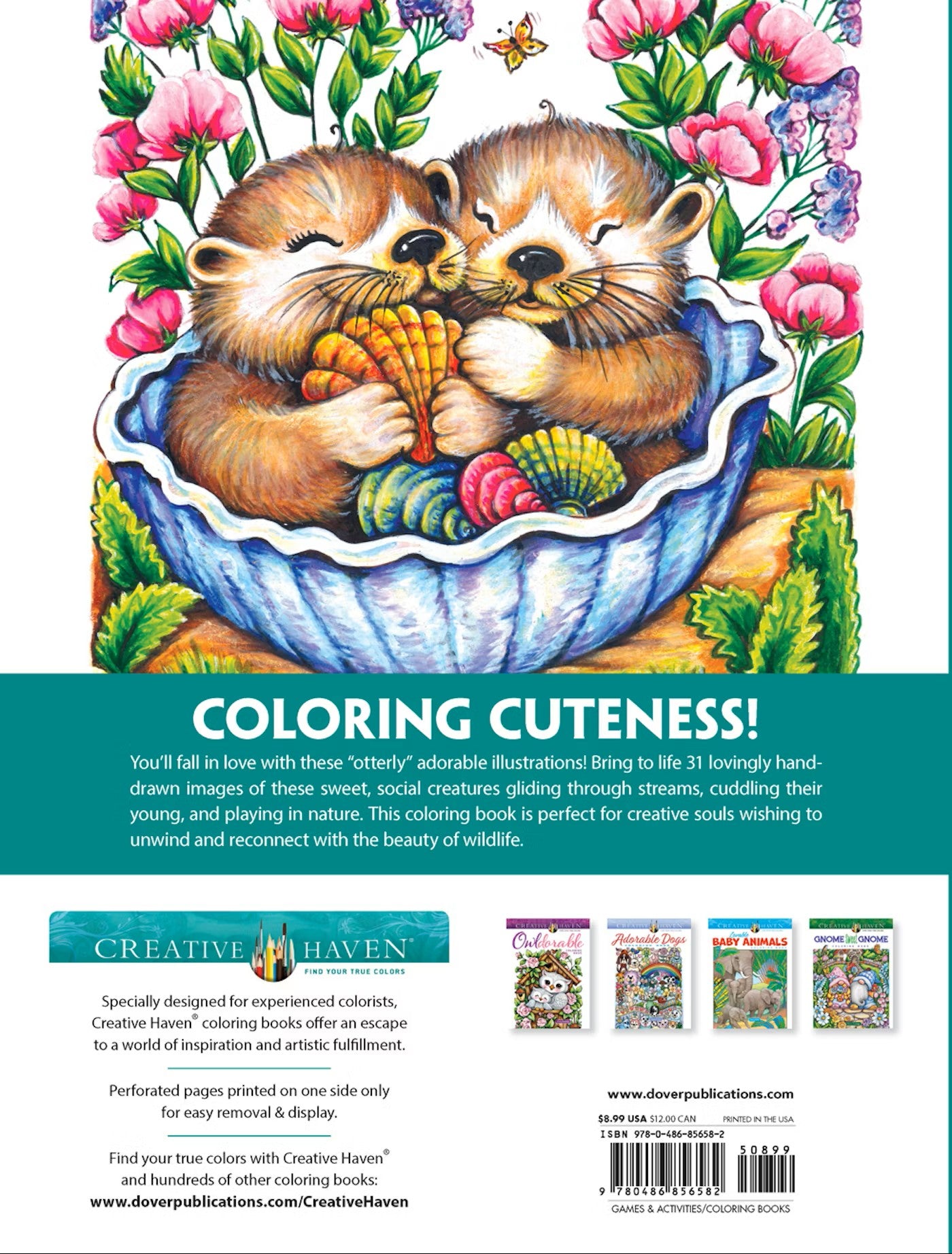 Otterly Adorable Coloring Book Creative Haven