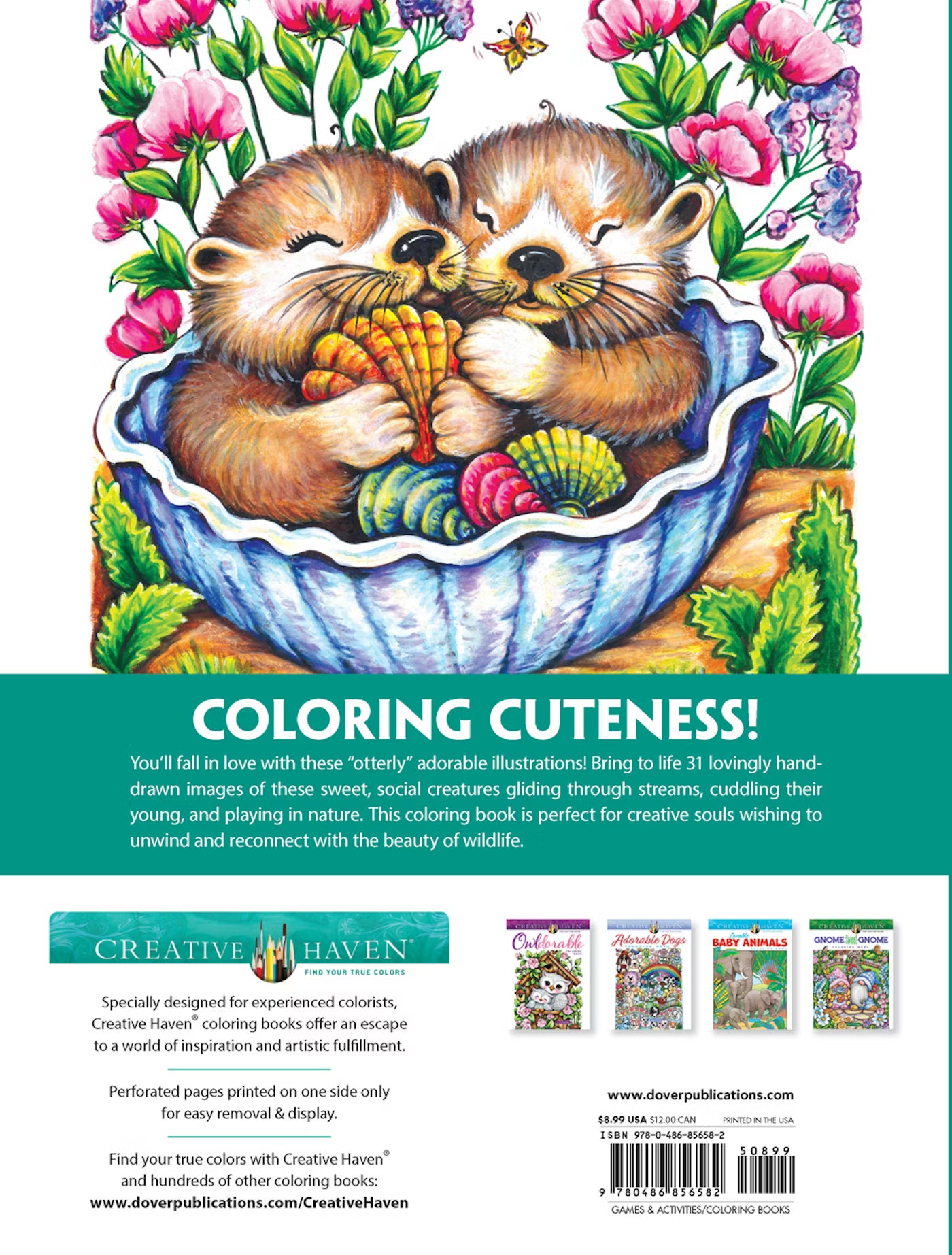Otterly Adorable Coloring Book Creative Haven