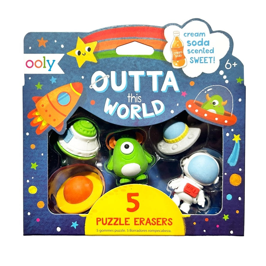 Outta My World 5 Scented Erasers