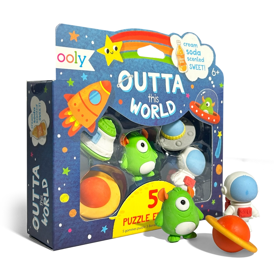 Outta My World 5 Scented Erasers