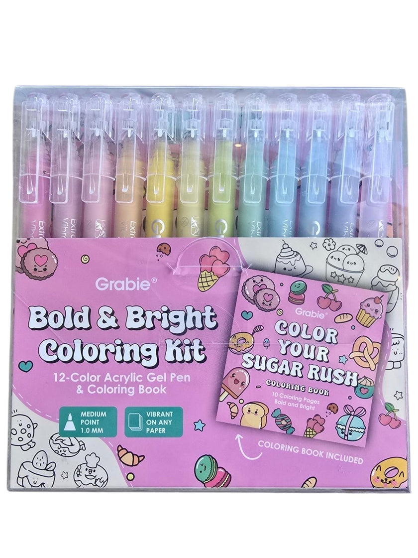 Bold & Bright Coloring Kit Sugar Rush