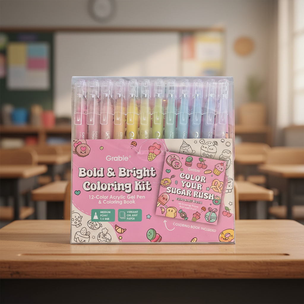 Bold & Bright Coloring Kit Sugar Rush