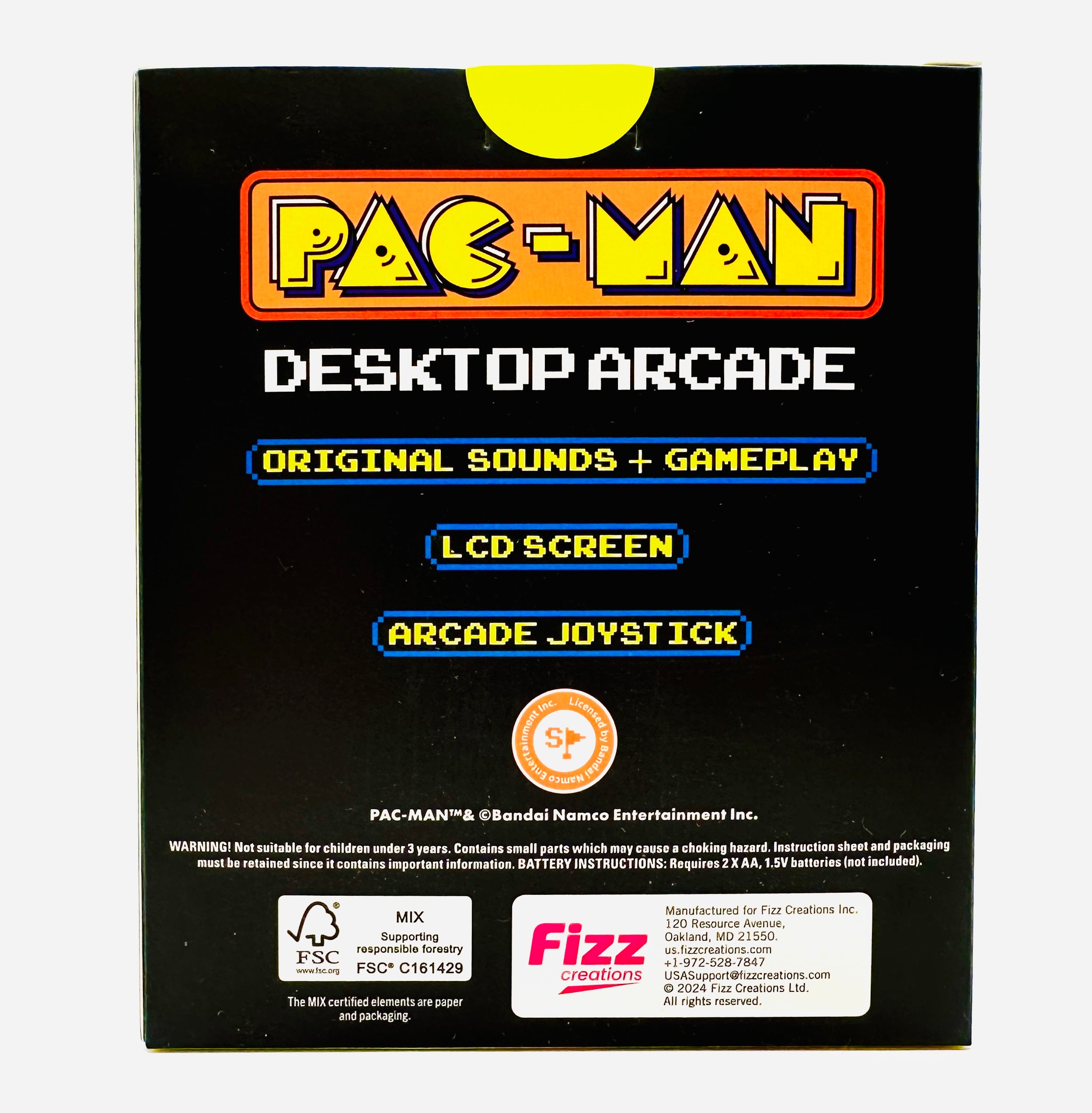 Pac-Man Desktop Arcade Game – www.shoptherocket.com