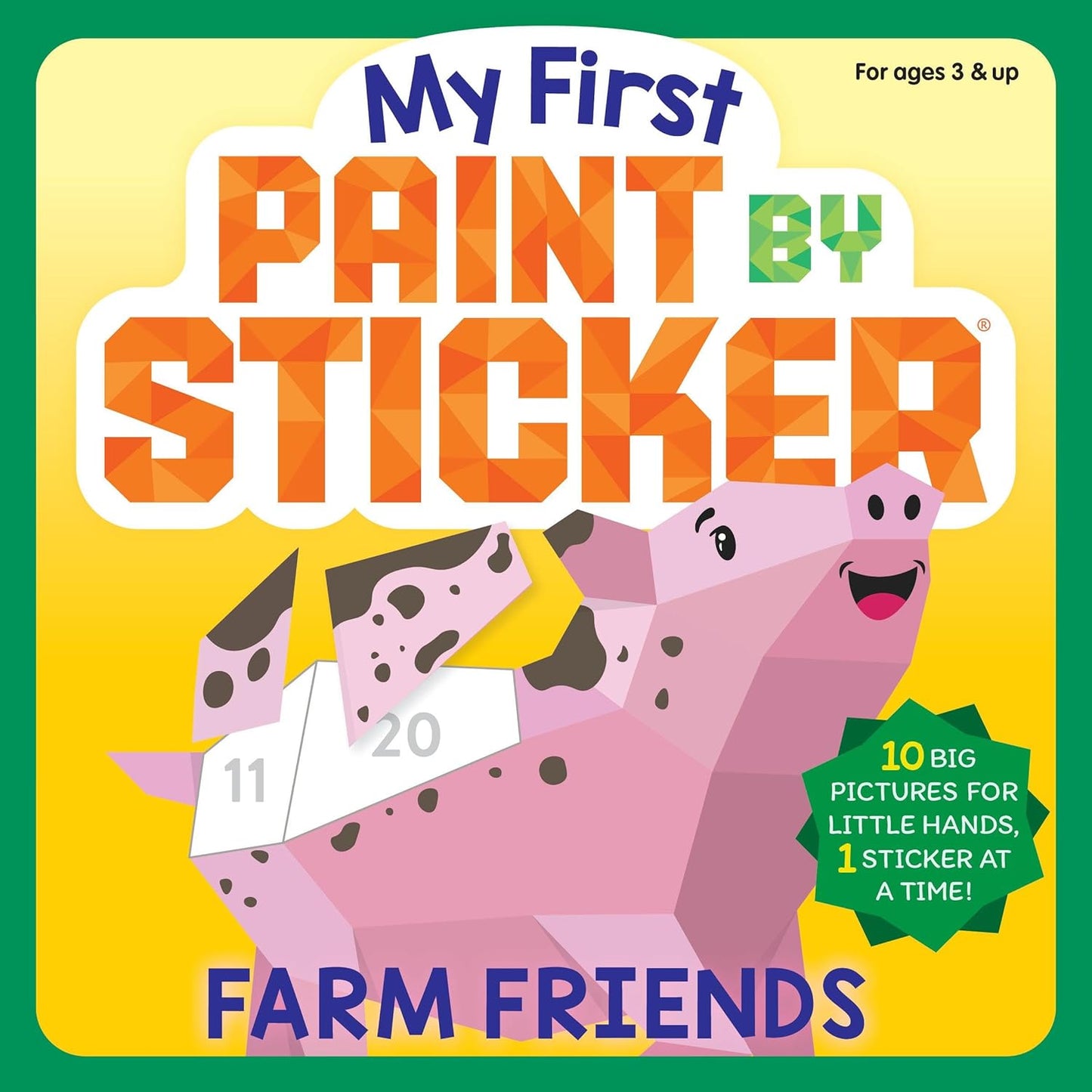 Paint By Sticker Kids Farm Friends
