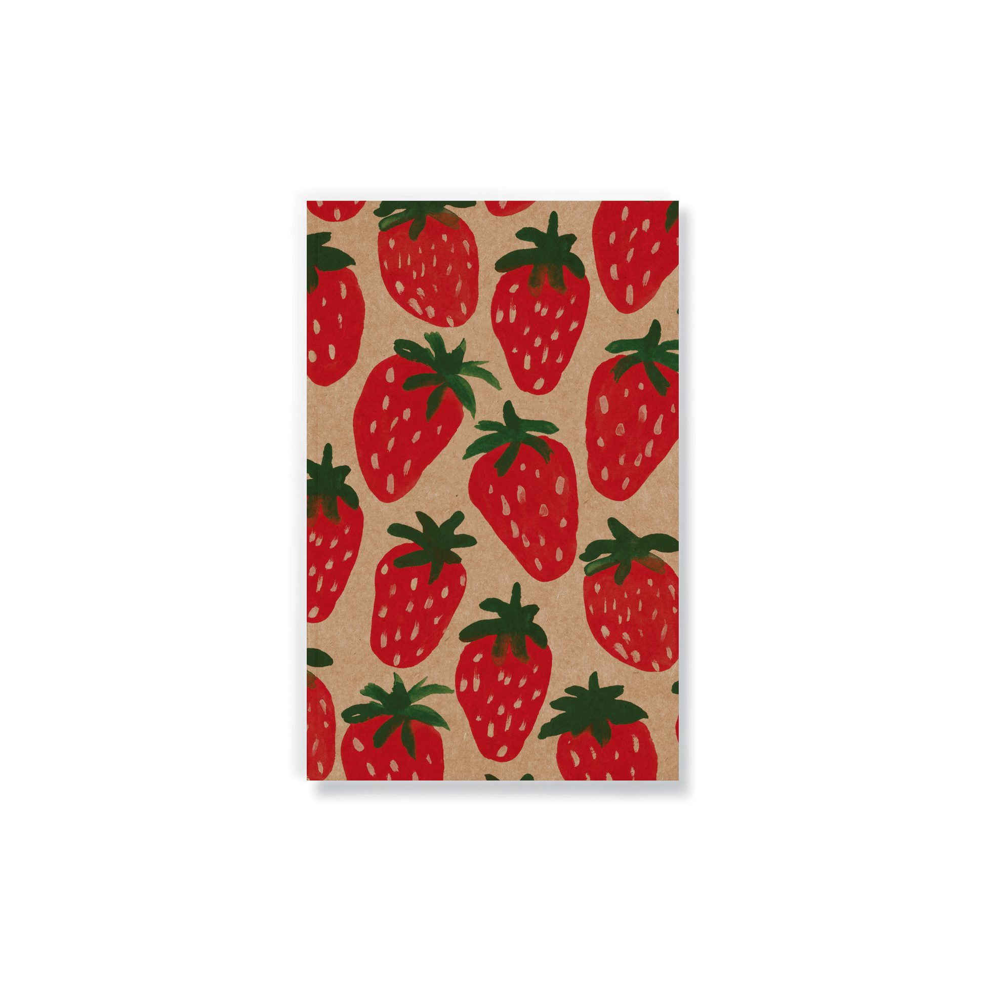 Painted Berries Kraft Notebook
