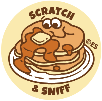 Pancakes Scratch N' Sniff Stickers