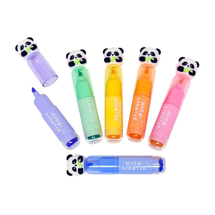 Panda Highlighter 6 Pc Set