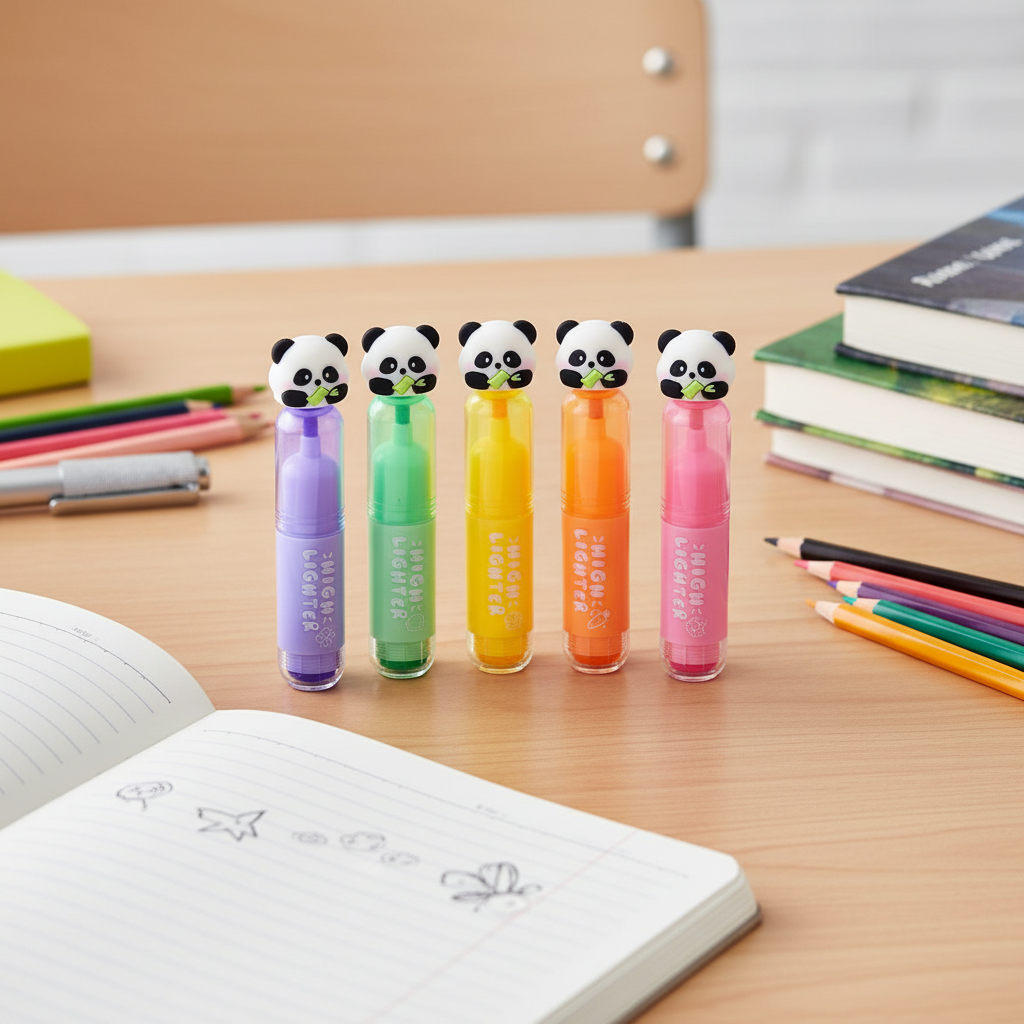 Panda Highlighter 6 Pc Set