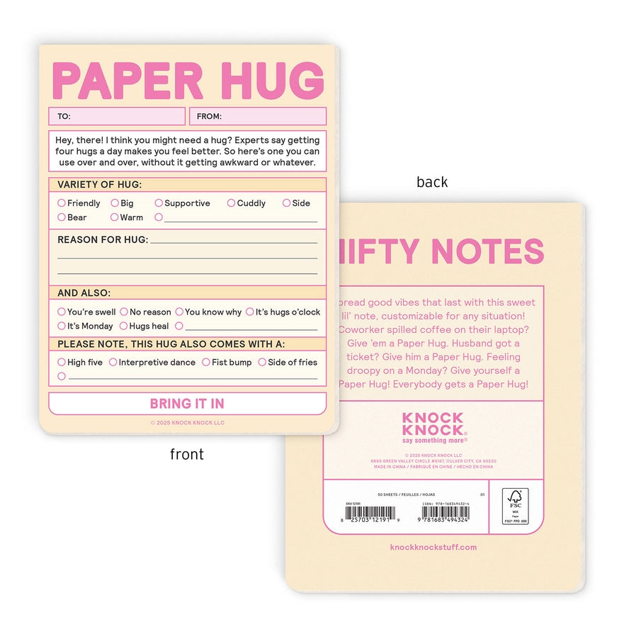 Paper Hug Nifty Notes Pastel