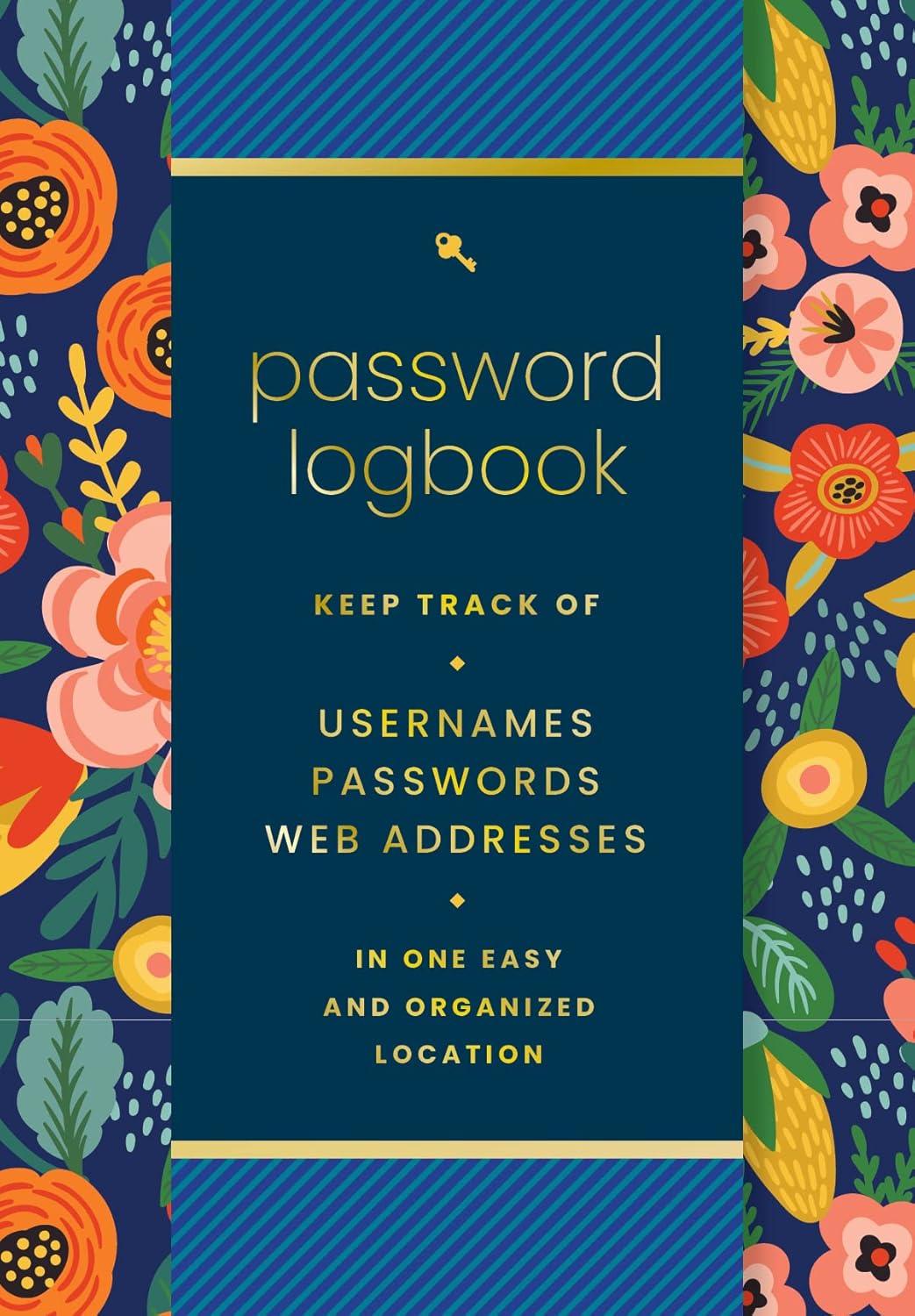Password Logbook Hip Floral