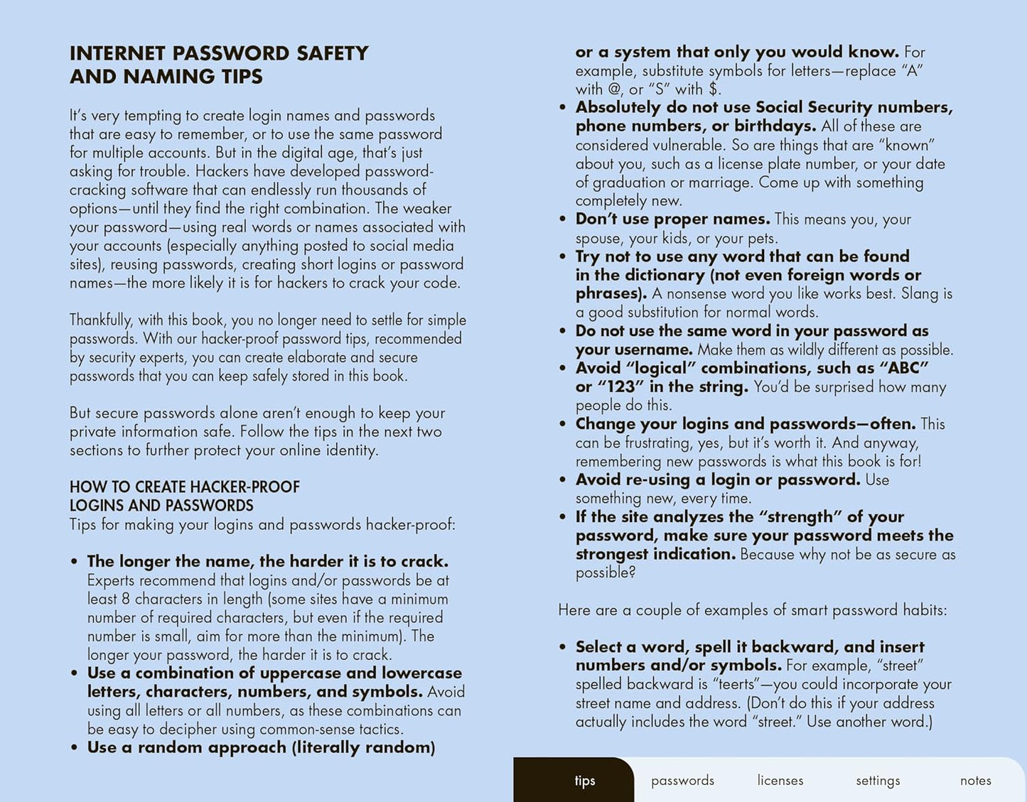 Password Logbook Hip Floral