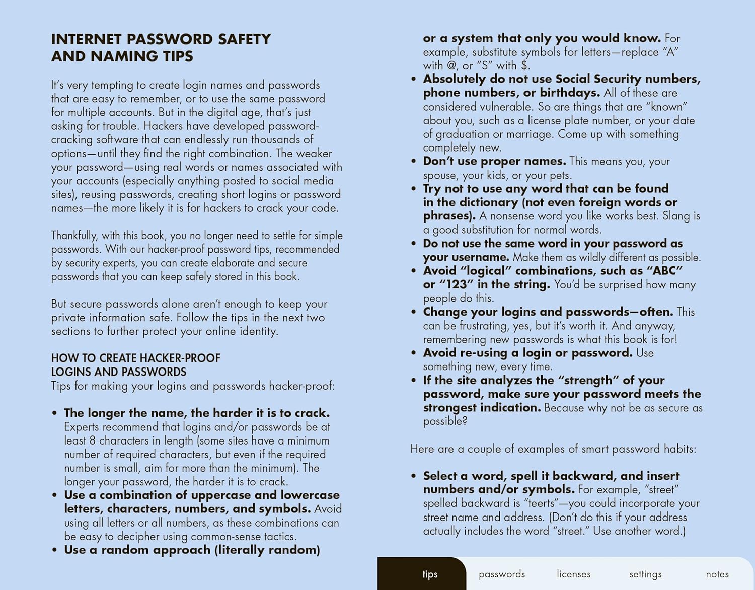 Password Logbook Hip Floral