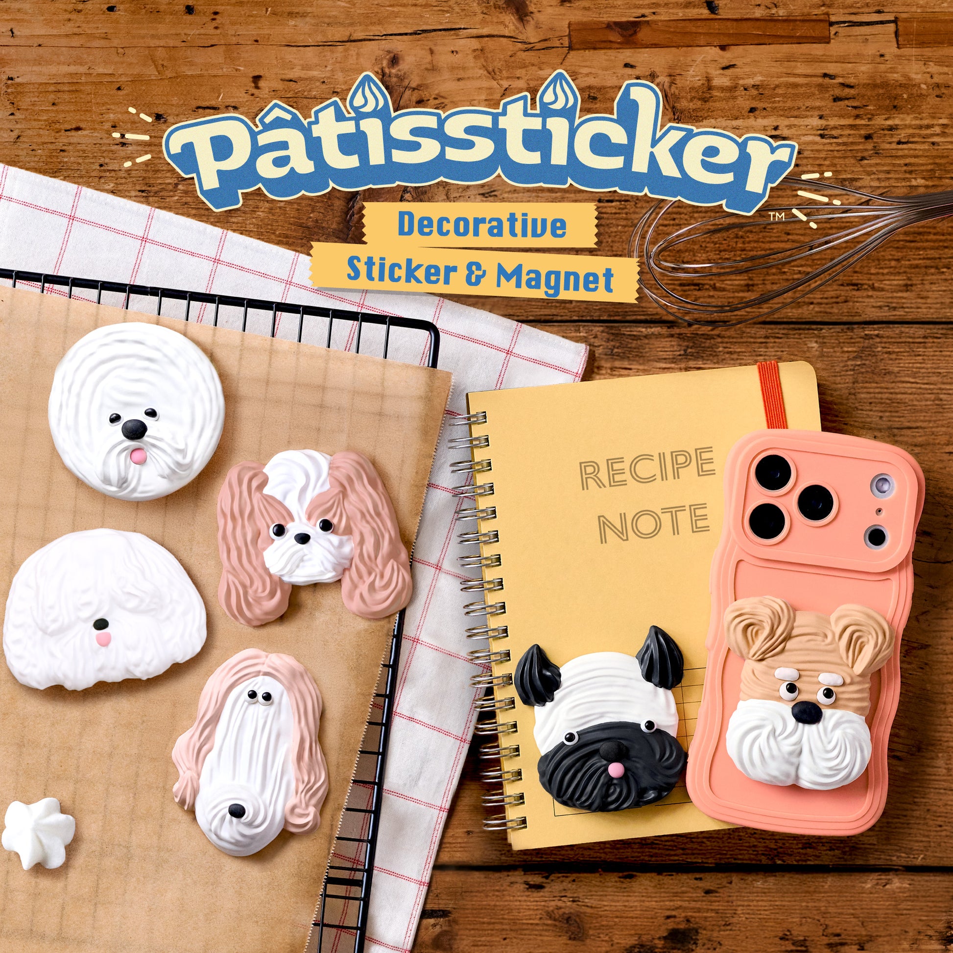 Patissticker Meringue Dogs Tin