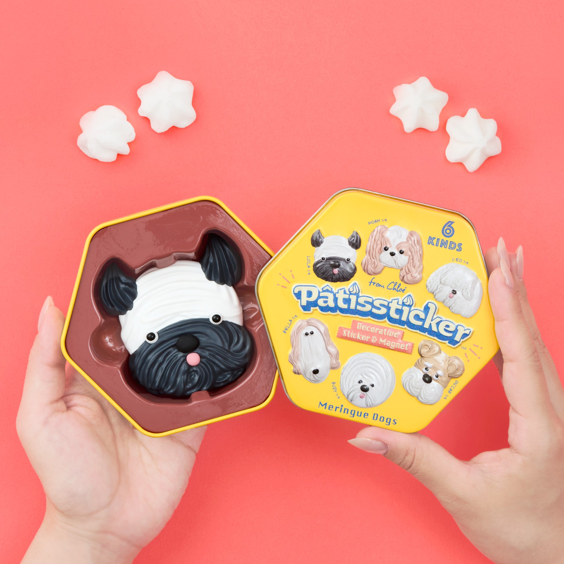 Patissticker Meringue Dogs Tin