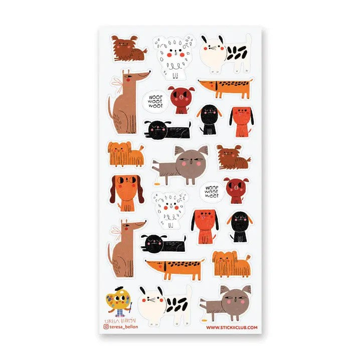 Pawfect Pups Sticker Sheet