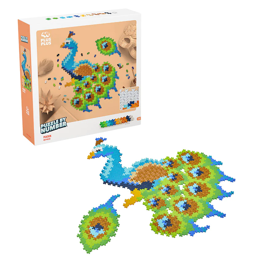 Peacock Puzzle By Number 800 pc