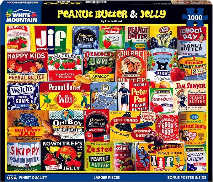 Peanut Butter & Jelly Puzzle 1000 pc