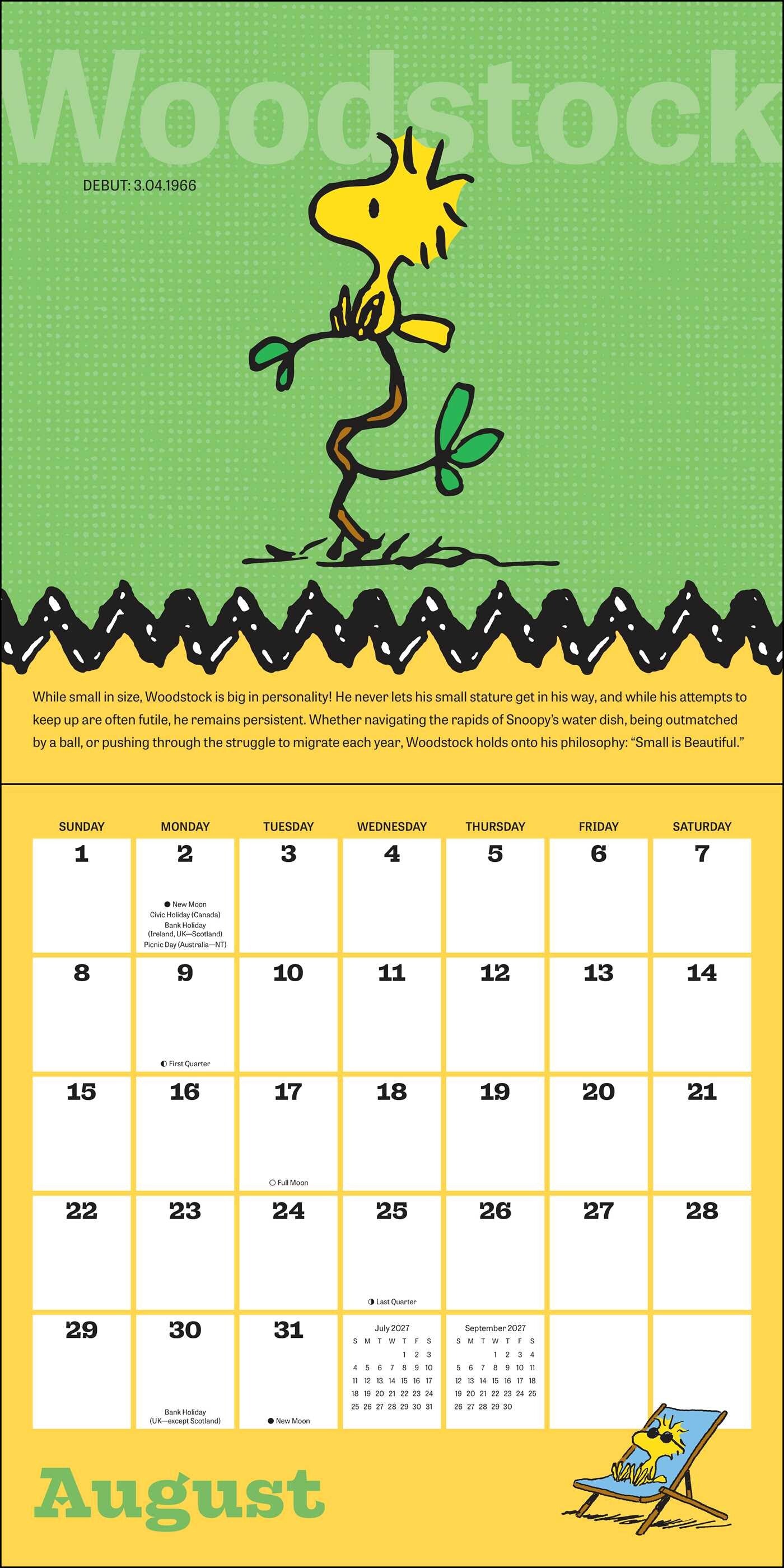 Peanuts 2027 Wall Calendar