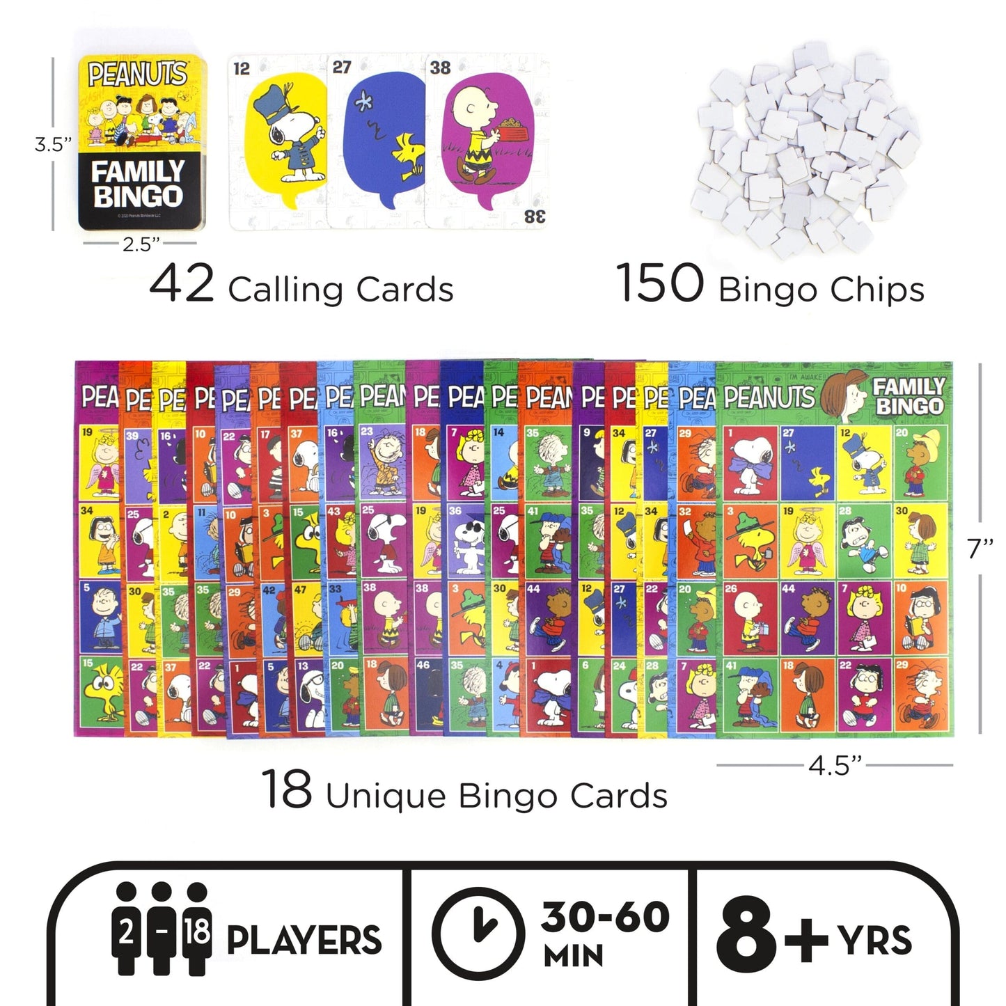 Peanuts Family Bingo