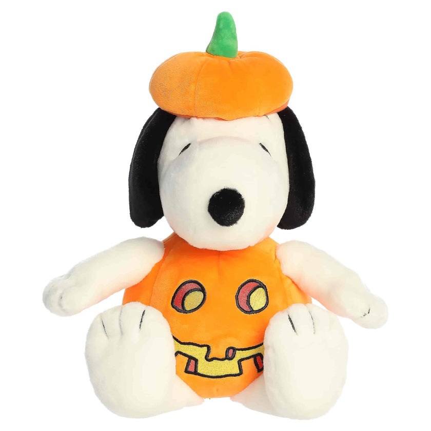 Peanuts Pumpkin Costume Snoopy Palm Pals Plush 14"