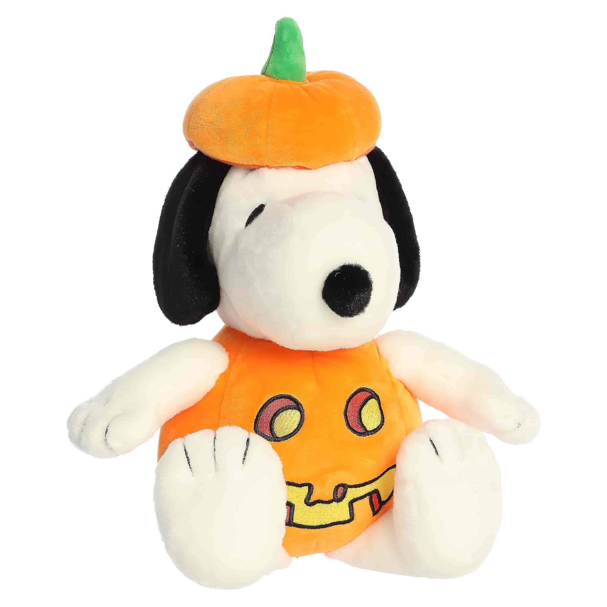 Peanuts Pumpkin Costume Snoopy Palm Pals Plush 14"