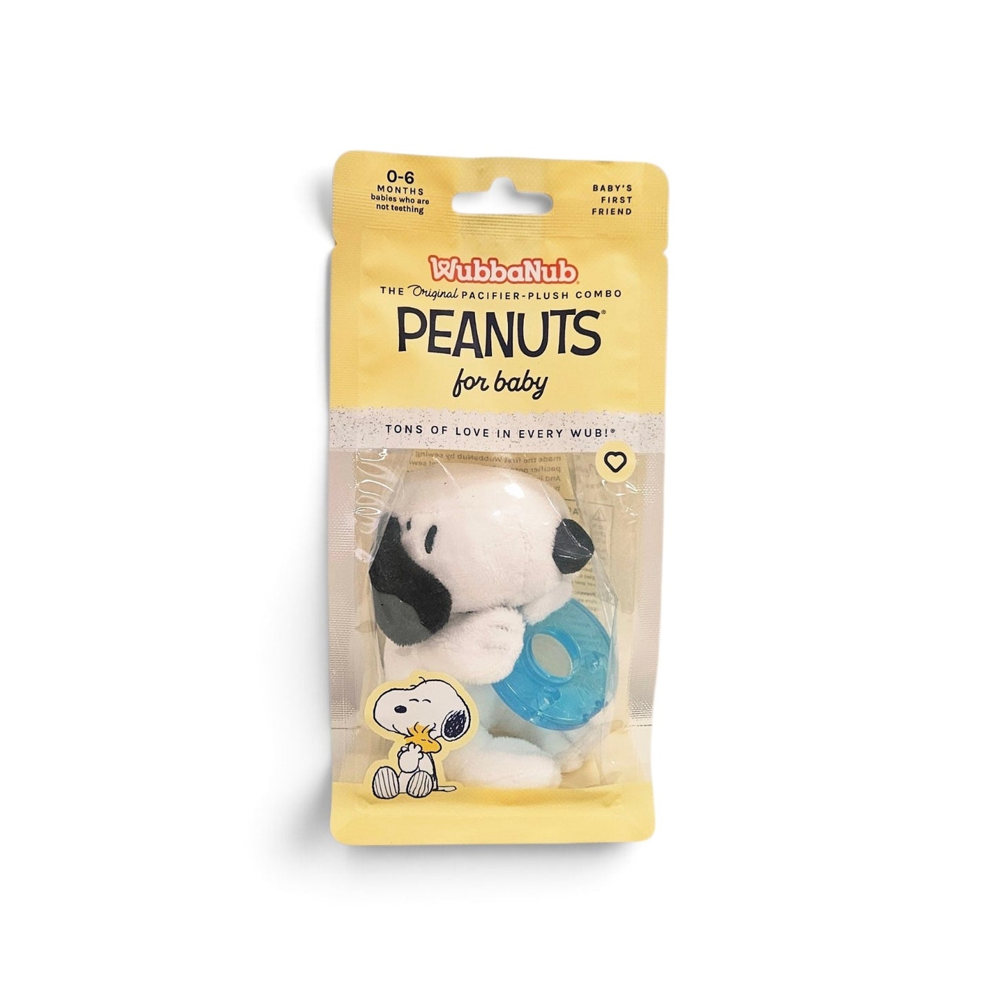 Peanuts Snoopy Baby WubbaNub Pacifier Plush