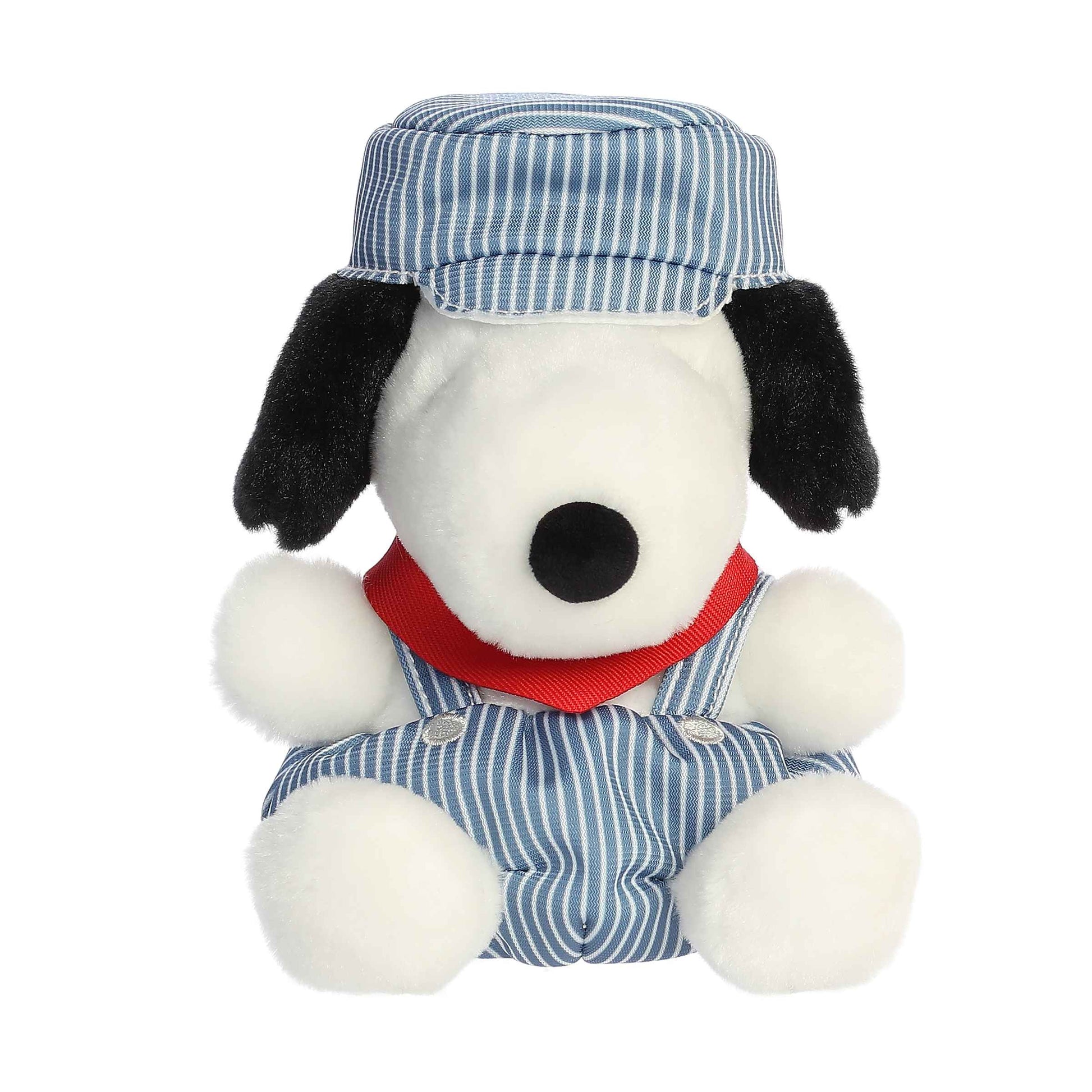 Peanuts Snoopy Train Engineer Palm Pals Plush 5"