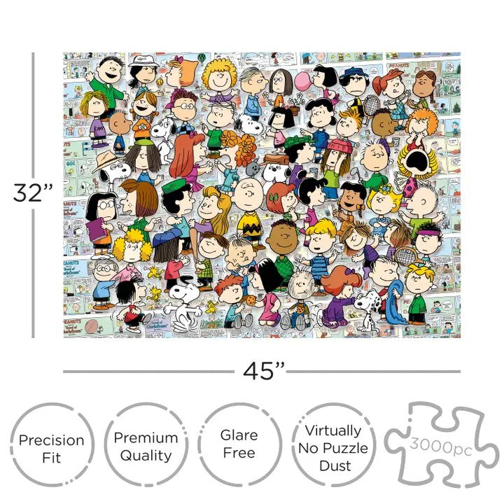 Peanuts Cast Jigsaw Puzzle 3000 Pc