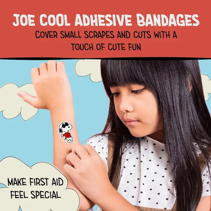 Peanuts Joe Cool Bandages With Case