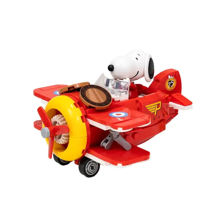 Peanuts Snoopy Biplane 3D Bricks Puzzle